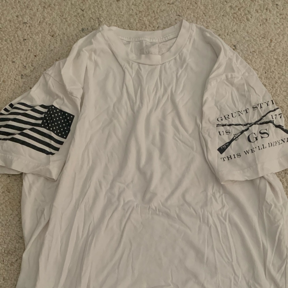 Grunt Style white t shirt